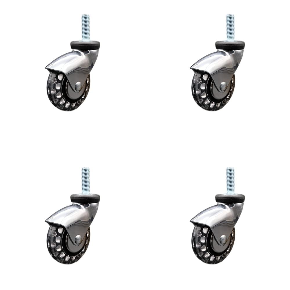 3-inch-swivel-wheels-for-furniture-bright-chrome-hooded-polyurethane