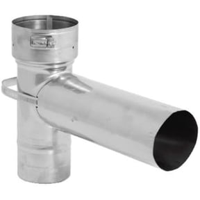 3-Inch Tee with Removable Snout - 316 Stainless Steel - Durable Design