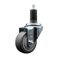 thumbnail image 1 of 3 Inch Thermoplastic Rubber Wheel Swivel 1-1/4 Inch Expanding Stem Caster SCC, 1 of 2