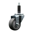 thumbnail image 1 of 3 Inch Thermoplastic Rubber Wheel Swivel 1 Inch Expanding Stem Caster SCC, 1 of 2