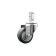 thumbnail image 1 of 3 Inch Thermoplastic Rubber Wheel Swivel 3/4 Inch Square Stem Caster SCC, 1 of 2