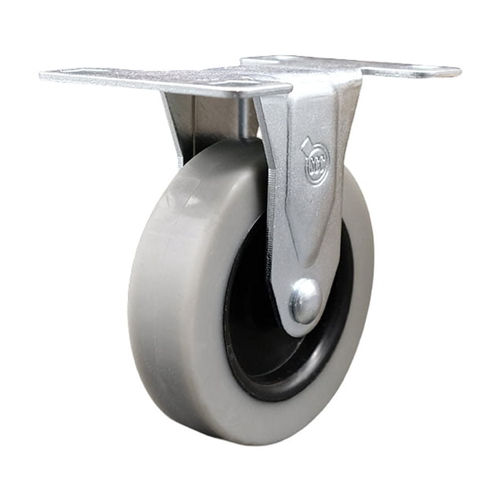 3 Inch Thermoplastic Rubber Wheel Top Plate Rigid Caster Service Caster Brand