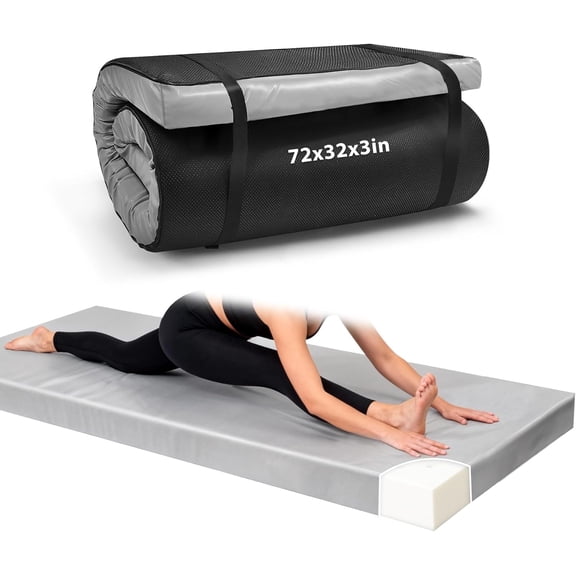 3 Inch Thick Yoga Mat 72 * 32 * 3 inch Extra Thick Exercise Mats Non-Slip Workout Mat for Pilates, Fitness, Gym, Stretching