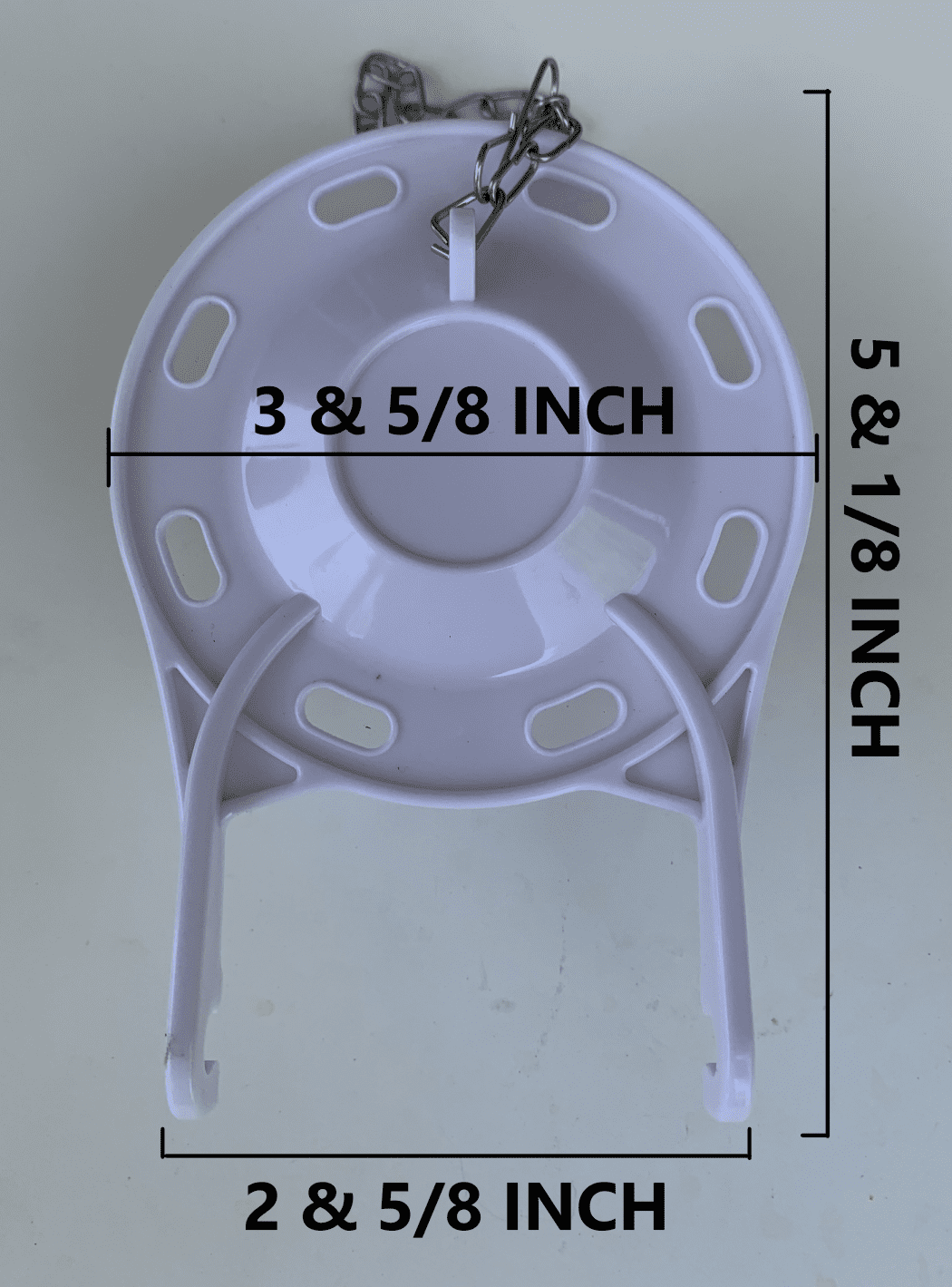 3Inch Toilet Flapper Valve Assembly with Silicone Seal. Hard Body For Most Toilets 3.5 inch OD