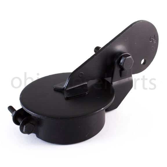 3 Inch Tractor Exhaust Silencer Weather Flap Rain Cap Muffler Cover 3" (Black)