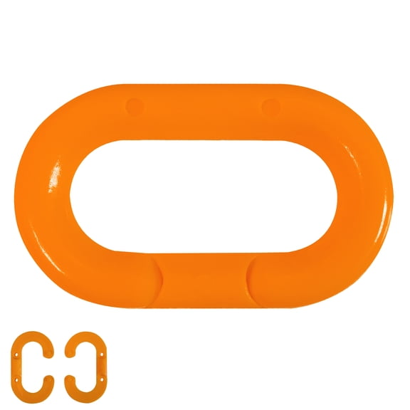 3 Inch Traffic Orange Master Links (10 Pk)