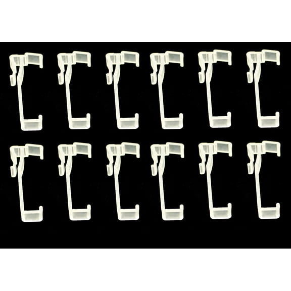 3 Inch Valance Clips for Window Blinds - Pick your Quantity - 12 Pack