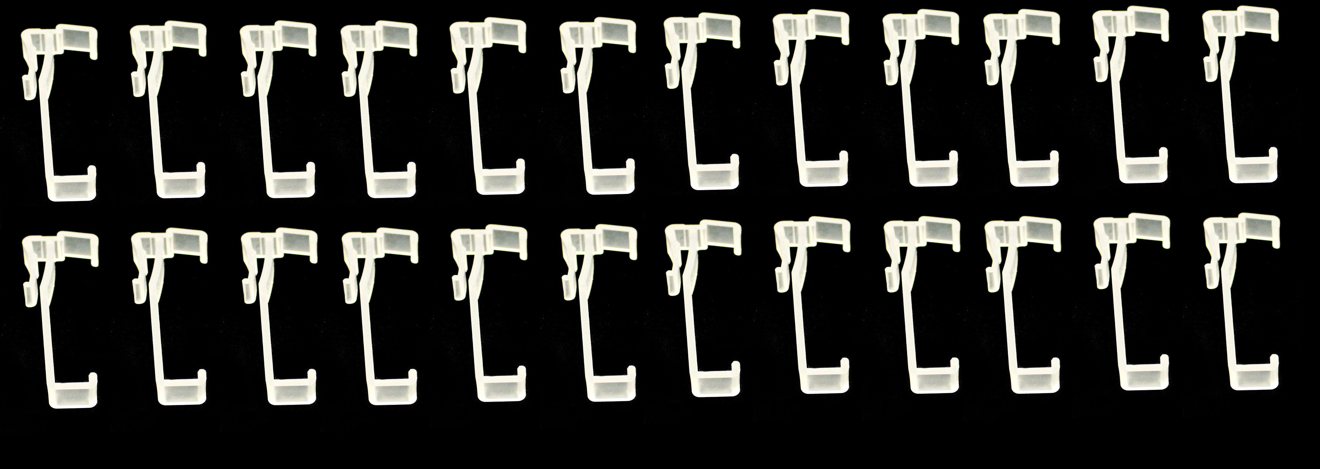 3 Inch Valance Clips for Window Blinds - Pick your Quantity - 24 Pack