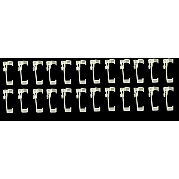 3 Inch Valance Clips for Window Blinds - Pick your Quantity - 24 Pack