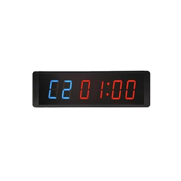 3 Inch Wall Mounted Programmable Countdown Interval Gym Timers LED Stopwatch Clock