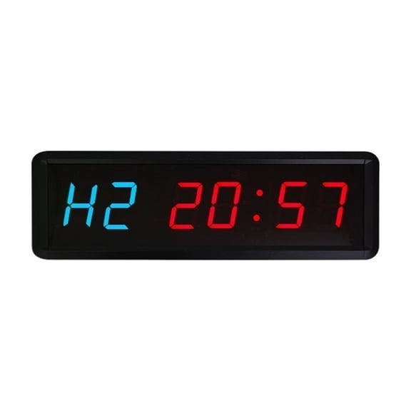 3 Inch Wall Mounted Programmable Countdown Interval Gym Timers LED Stopwatch Clock