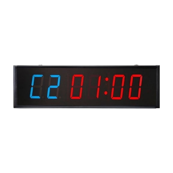3 Inch Wall Mounted Programmable Countdown Interval Gym Timers LED Stopwatch Clock