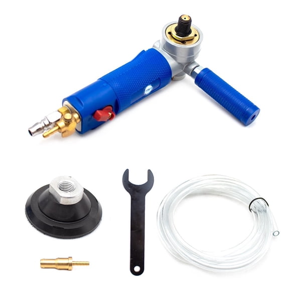 3 Inch Water Injection Pneumatic Water Mill Professional Pneumatic Water Sander Air Wet Polishing Machine 4300RPM