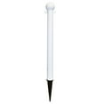 thumbnail image 1 of 3 Inch White Heavy Duty Ground Pole, 1 of 9