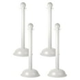 thumbnail image 1 of 3 Inch White Heavy Duty Stanchion (4 Pk), 1 of 9