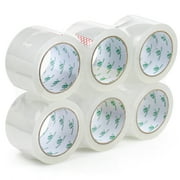 3 Inch Wide Clear Packing Tape , 3 inch x 55 Yards, 2.4 mil Thick, Heavy Duty Transparent Packaging Tape for Shipping, Mailing, Moving & Storage