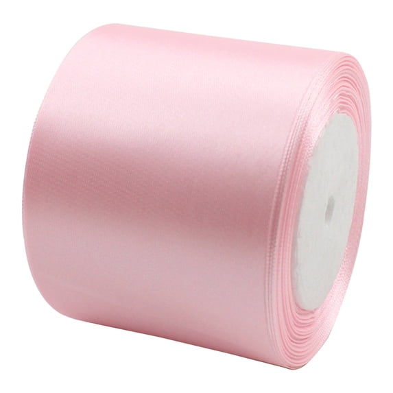 3 Inch Wide Satin Ribbon, 25 Yards Thick Ribbon for Gift Wrapping, Wedding Decor, Large Bows Making, Chair Sash, Flower Bouquets, Christmas Crafts