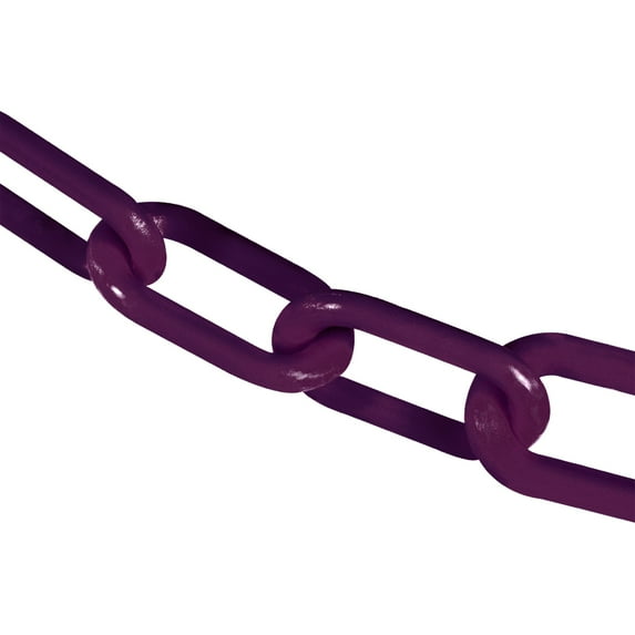 3 Inch x 25 Feet Purple Plastic Safety Chain