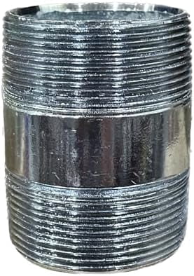 Galvanizing Pipe Thread 3 Inch x 6 Inch Galvanized Pipe Nipple, 150#, UL/FM – Zinc-Coated Steel ...