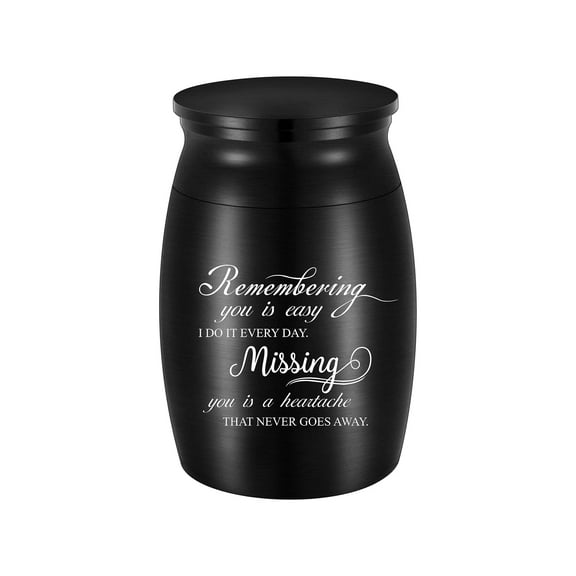 3 Inches Small Keepsake Cremation Urn for Human / Pet Ashes Mini Cremation Urns Memorial Ashes Urn Mini Urn Stainless Steel Ashes Holder Small Ash Urn for Ashes