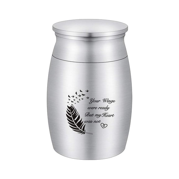 3 Inches Small Keepsake Cremation Urn for Human / Pet Ashes Mini Cremation Urns Memorial Ashes Urn Mini Urn Stainless Steel Ashes Holder Small Ash Urn for Ashes