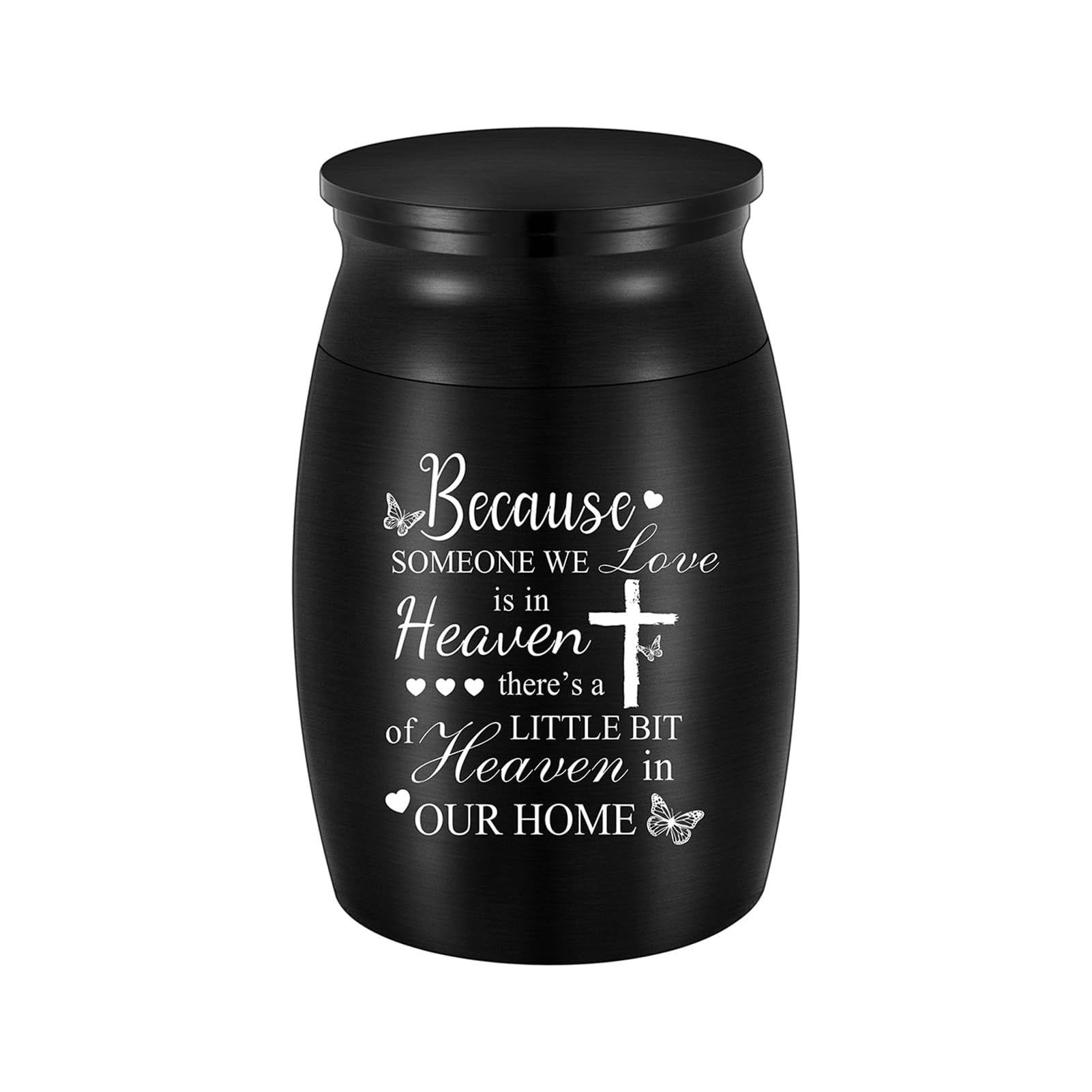 3 Inches Small Keepsake Cremation Urn for Human / Pet Ashes Mini Cremation Urns Memorial Ashes Urn Mini Urn Stainless Steel Ashes Holder Small Ash Urn for Ashes