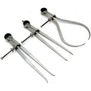 3 Inside Outside Divider Calipers Machinist Tool Set 8