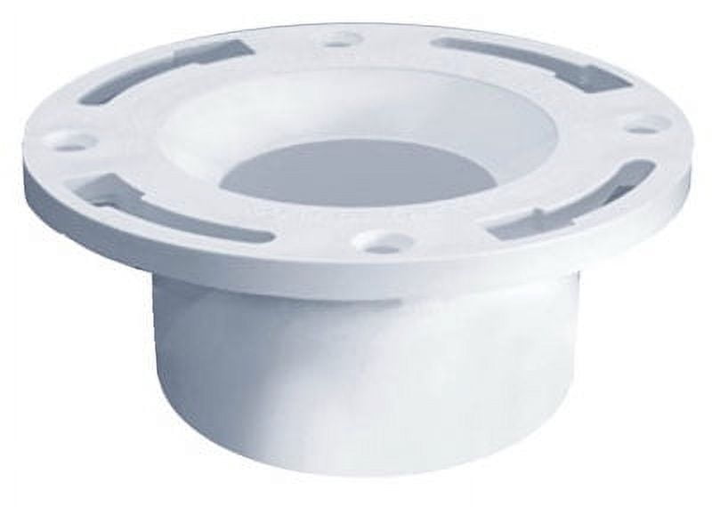 3" Inside PVC Closet Flange Fits Inside 3" Schedule 40 DWV PVC Pipe, Each