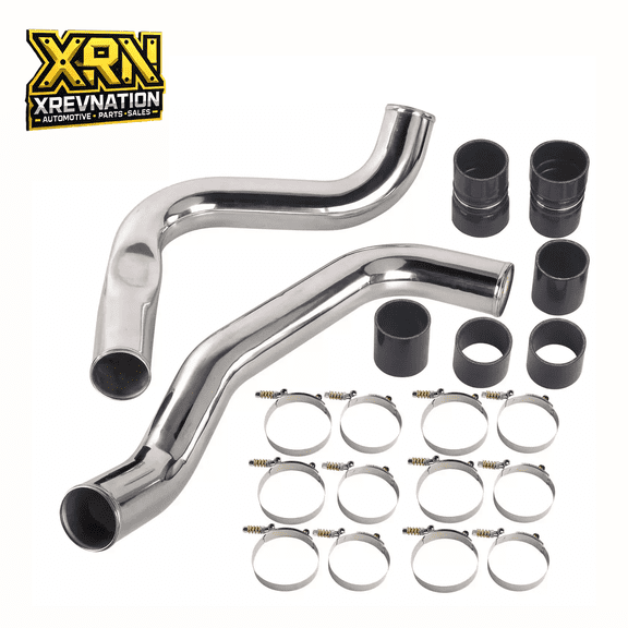 3" Intercooler Pipe & Boot Kit for 1999.52003 Ford 7.3L Powerstroke  Polished Aluminum