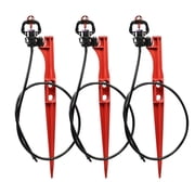3 Jain 2002 AquaSmart Micro Sprinkler 5.3 GPH Drip Irrigation w/ 1/4" Tubing 30"