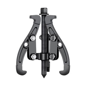 3-Jaw Inner Bearing Puller – 3" Reversible Jaw Gear & Pulley Removal Tool for SUV, RV, and Motorcycle