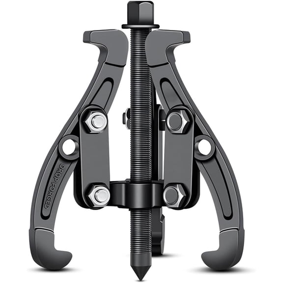 3 Jaw Inner Bearing Puller with Reversible Jaws, Heavy Duty Pilot Gear Extractor Tool, 6 inch