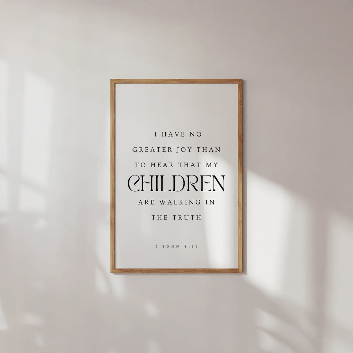 3 John 4:12 No Greater Joy Children Walking In The Truth Christian ...