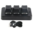 thumbnail image 1 of 3 Key Keypad, USB Interface RGB Backlit OSU Keypad Plug And Play Programmable Design 3 Keys  For PC For Computer For Game, 1 of 6