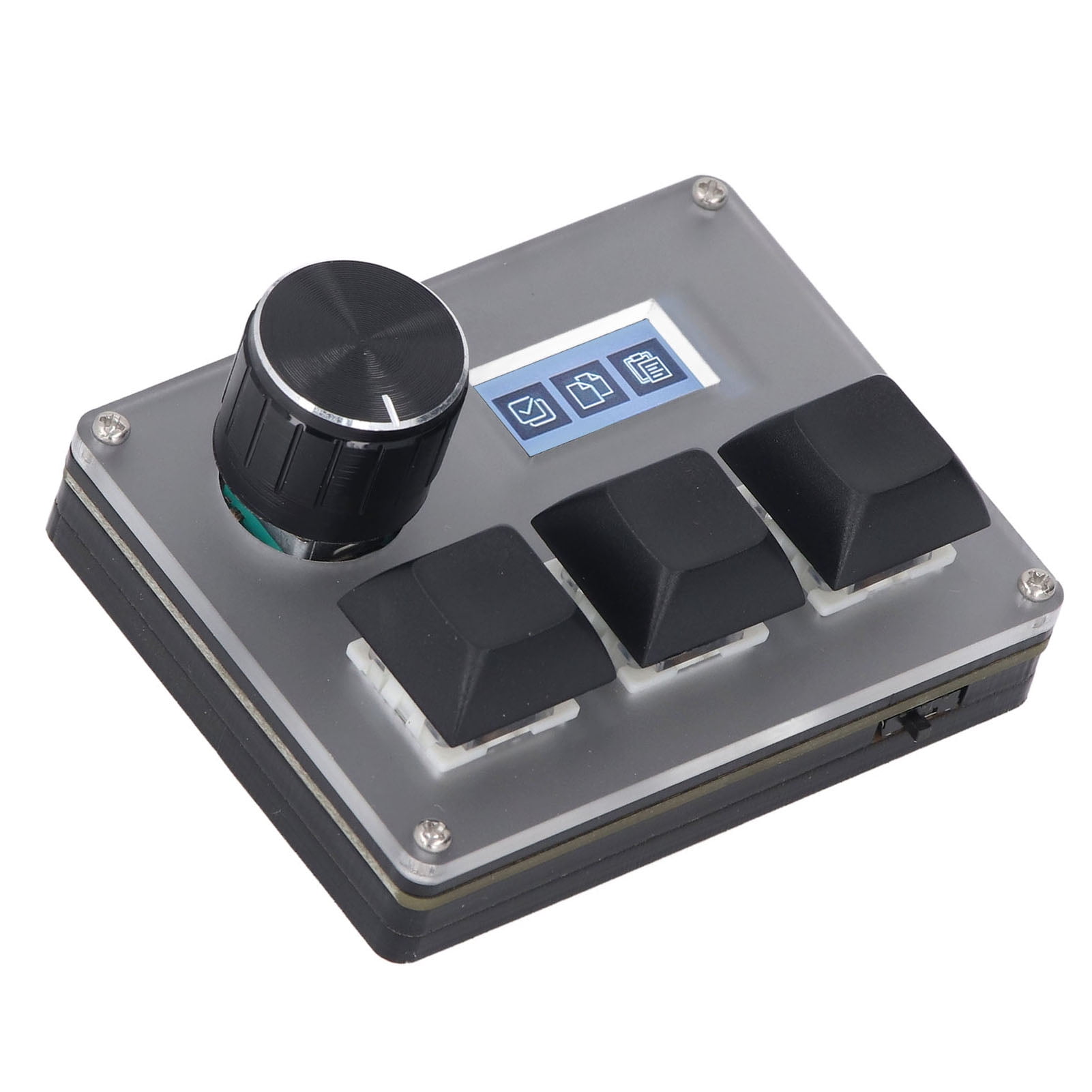 3 Keys Small Keypad, 0.96 Inch Color LCD Custom Keyboard Rotating ...