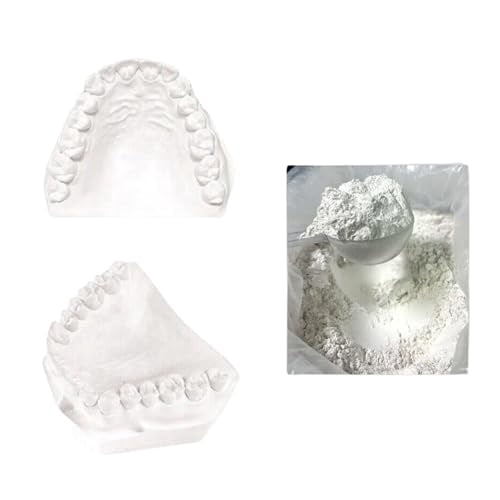 3 LB - White Dental Lab Plaster for Dental Cast Fabrication, Dental Study Model, Casting Replicas -3 lb. Dental Plaster White Type II Regular Set Model Stones Used in Dental Lab, A
