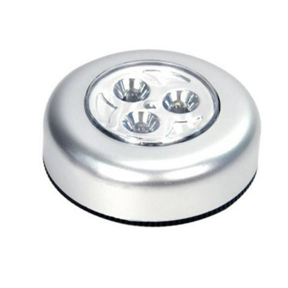 3 LED Battery-Powered Wireless Tap Light Stick Tap Touch Lamp Stick-on Push Light for Closets, Cabinets, Counters, or Utility Rooms,Cordless Touch Light,Batteris Not Included