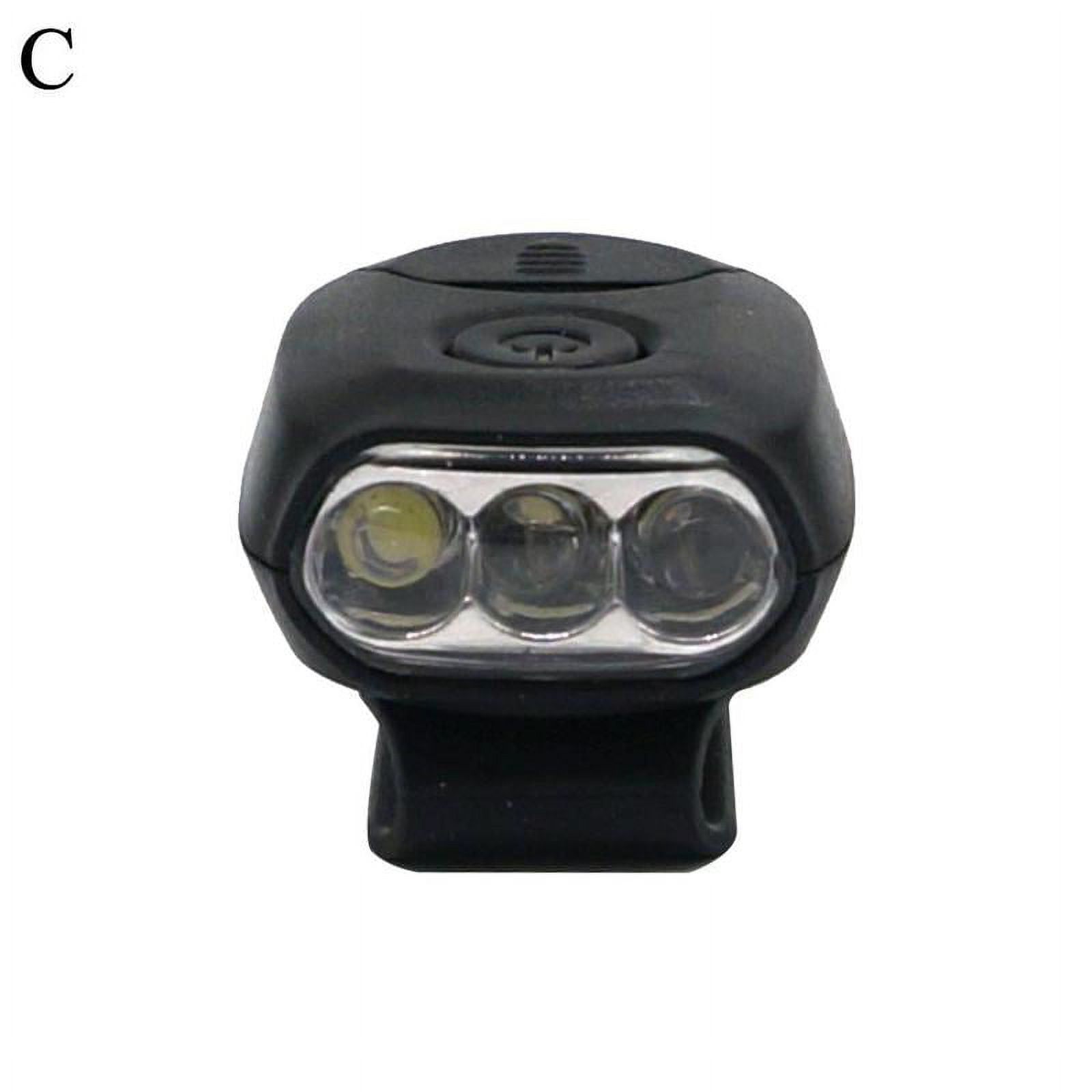 3 LED Cap Mounted Light Clip-on Lamp Hat Head Mini Hiking Outdoor Fishing L7K1