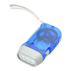 3 LED Hand Pressing Dynamos Crank Power Flashlights Torches Light Hand Press Crank Camping Lamp Easy to Use