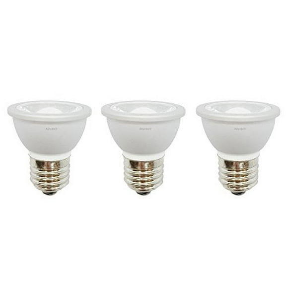 3-LED Light Bulbs HR16 120V E27 MR-16 JDR C Hood Lamp Short Neck E26 (Green)