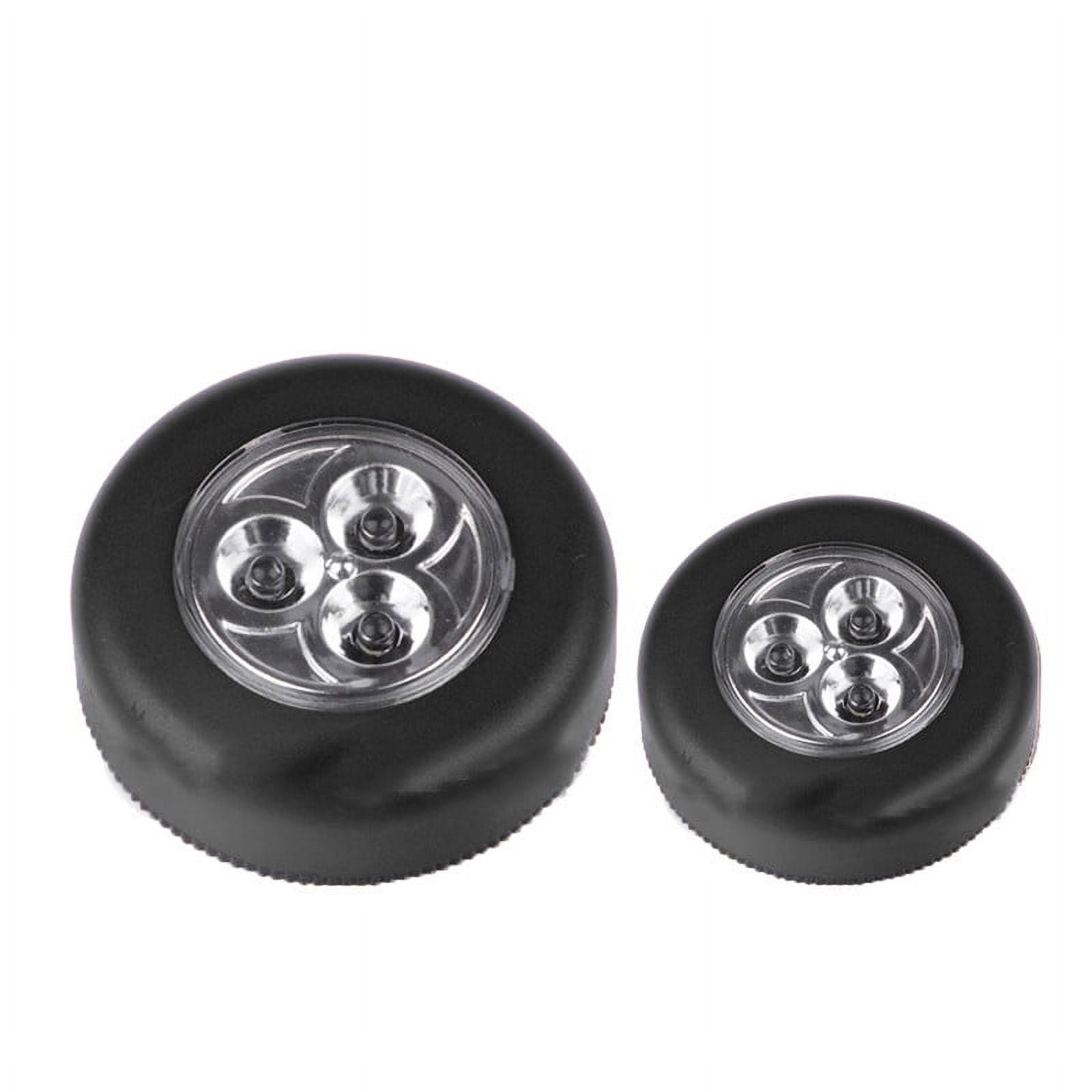 3 LED Wall Light Kitchen Cabinet Closet Lighting Sticker Tap Lamp ...