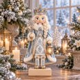 3 Layer Christmas Nutcracker Wooden Block Decor, Snow Queen Tabletop ...