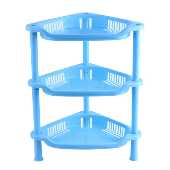 3-Layer Corner Storage Caddy - Square/Triangular, for Bathroom/Kitchen, Space Saving