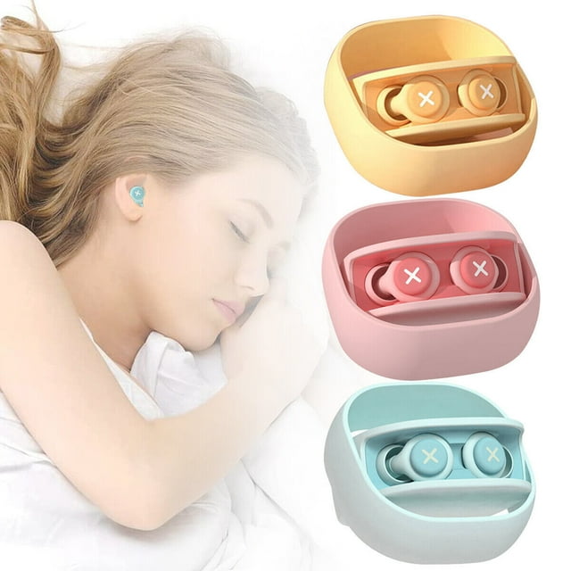 3 Layer Earplugs for Sleeping Noise Cancelling, Silicone Sound Blocking