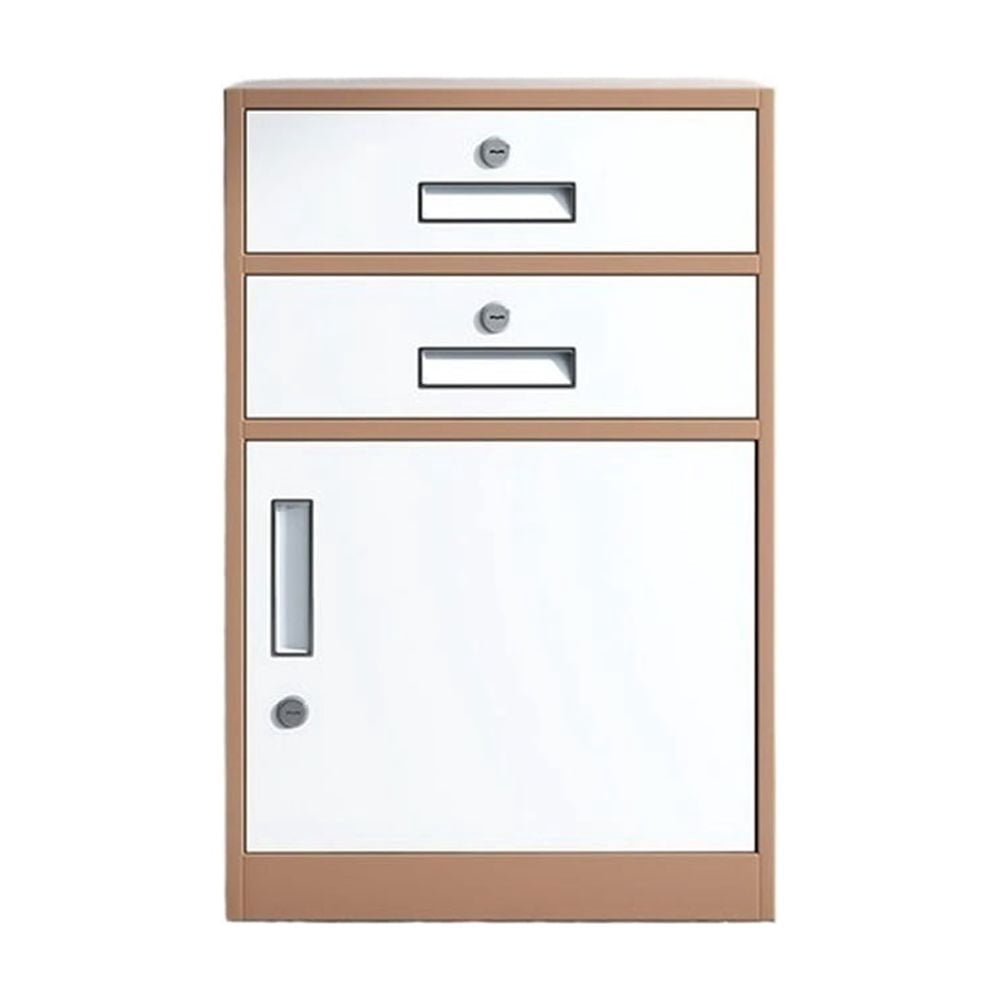 Lockable File Drawer 3-Layer Locking File Cabinet - Steel Organizer for Home & Office ...