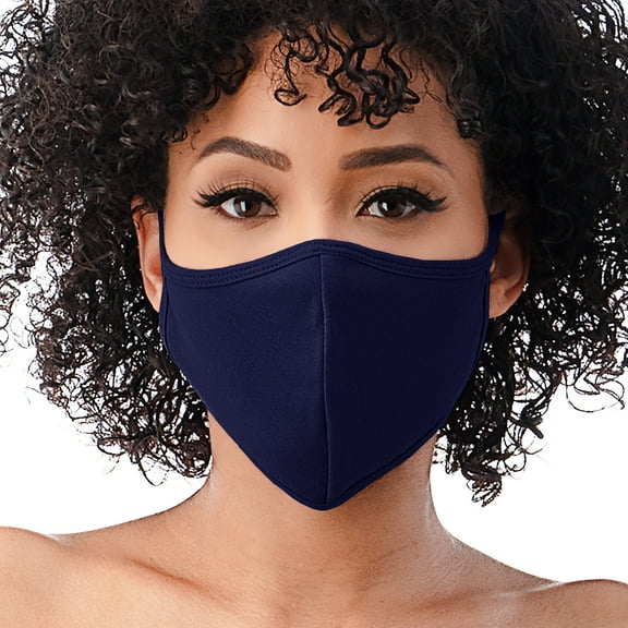 3 Layer Mouth Mask 95 cotton 5 Spandex, Men Women Adult Unisex Cotton Washable Reusable Protection Mouth Cover Face Mask