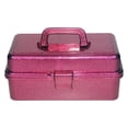 thumbnail image 1 of 3-Layer Plastic Craft Organizer, VGFVFSKGA Dividing Storage Box, Portable Handled Art Supply Container for Sewing, Medicine, Tools, 1 of 8