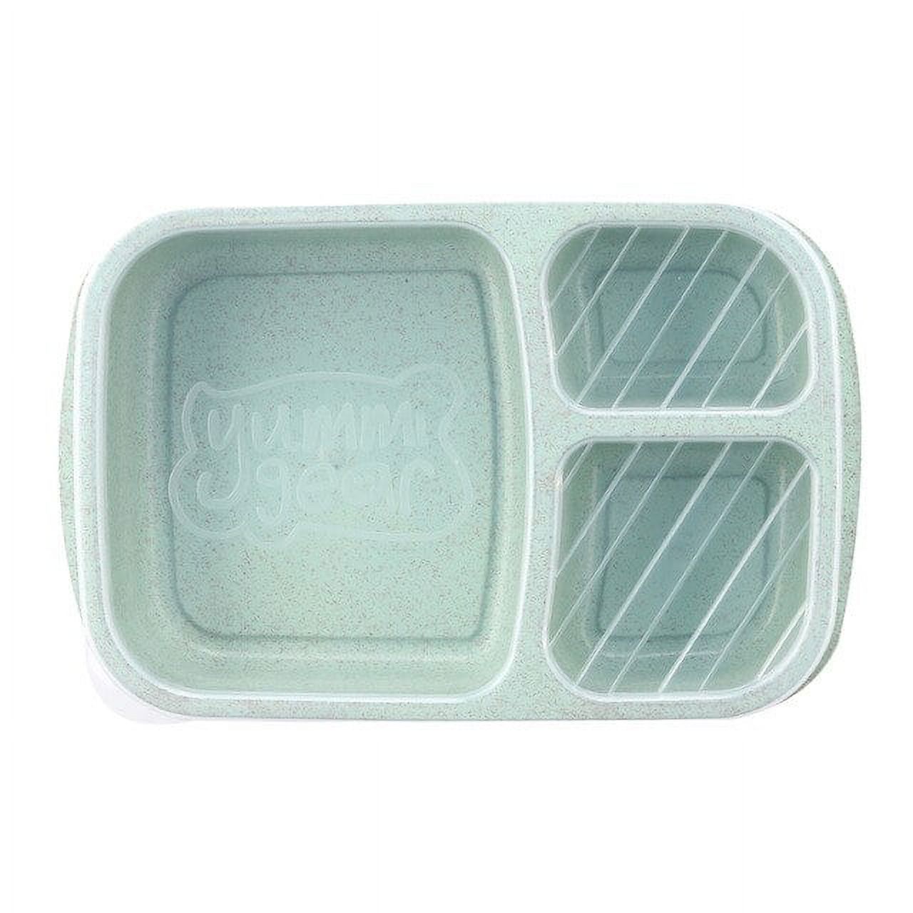3 Layer Plastic Lunch Box Food Container Bento Lunch Boxes With 3-Compartment Microwave Picnic Food Container Storage Box - image 1 of 5
