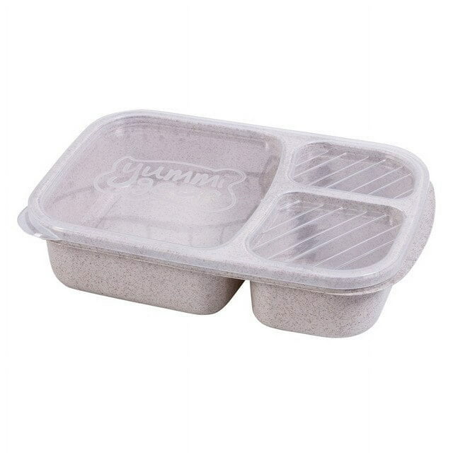 3 Layer Plastic Lunch Box Food Container Bento Lunch Boxes With 3-Compartment Microwave Picnic Food Container Storage Box