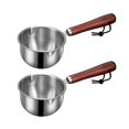 thumbnail image 1 of 3-Layer Stainless Steel Hot Oil Pot with Internal Scale | Thickened Mini Saucepan for Frying & Candy Making | Deep Design Reduces Splashing | 1-Piece Kitchen Cooking Pot, 1 of 7